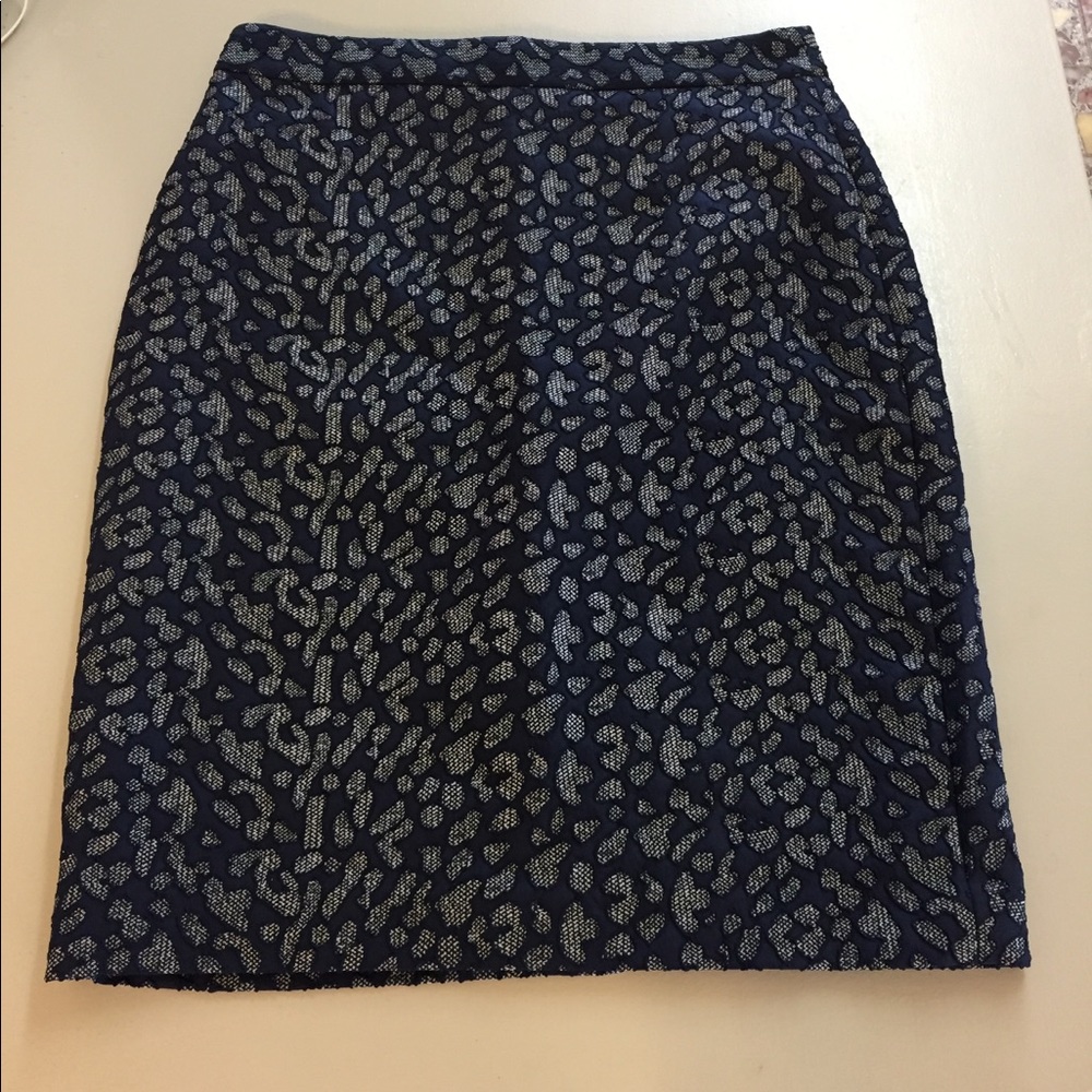 Banana Republic Textured Net Pencil Skirt 4